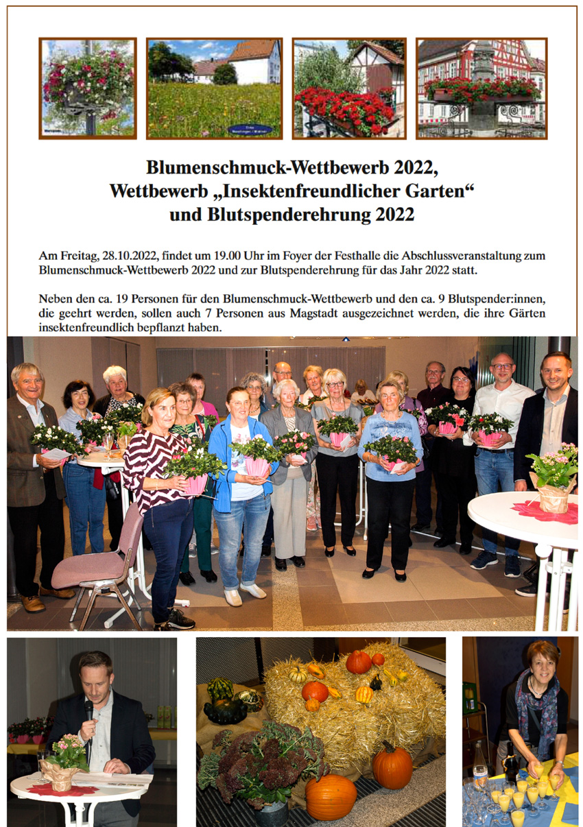 Blumenschmuckabschluss 2022