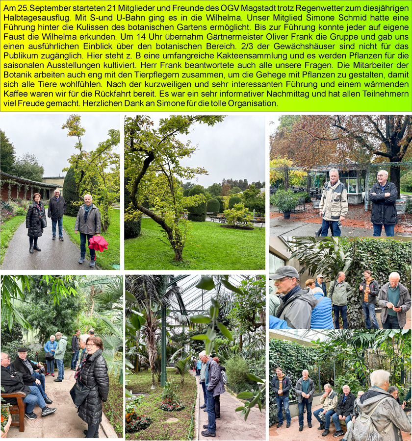 Ausflug Wilhelma 2025